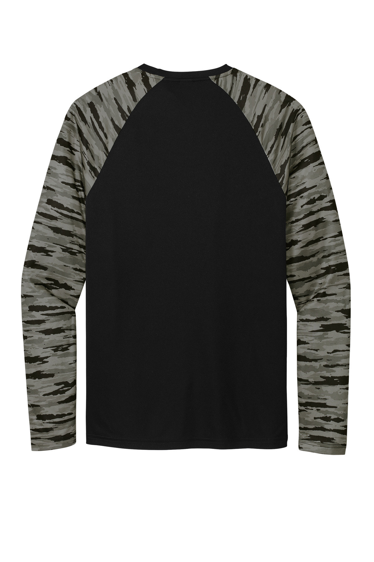 Sport-Tek-®--Drift-Camo-Colorblock-Long-Sleeve-Tee-ST376LS-19