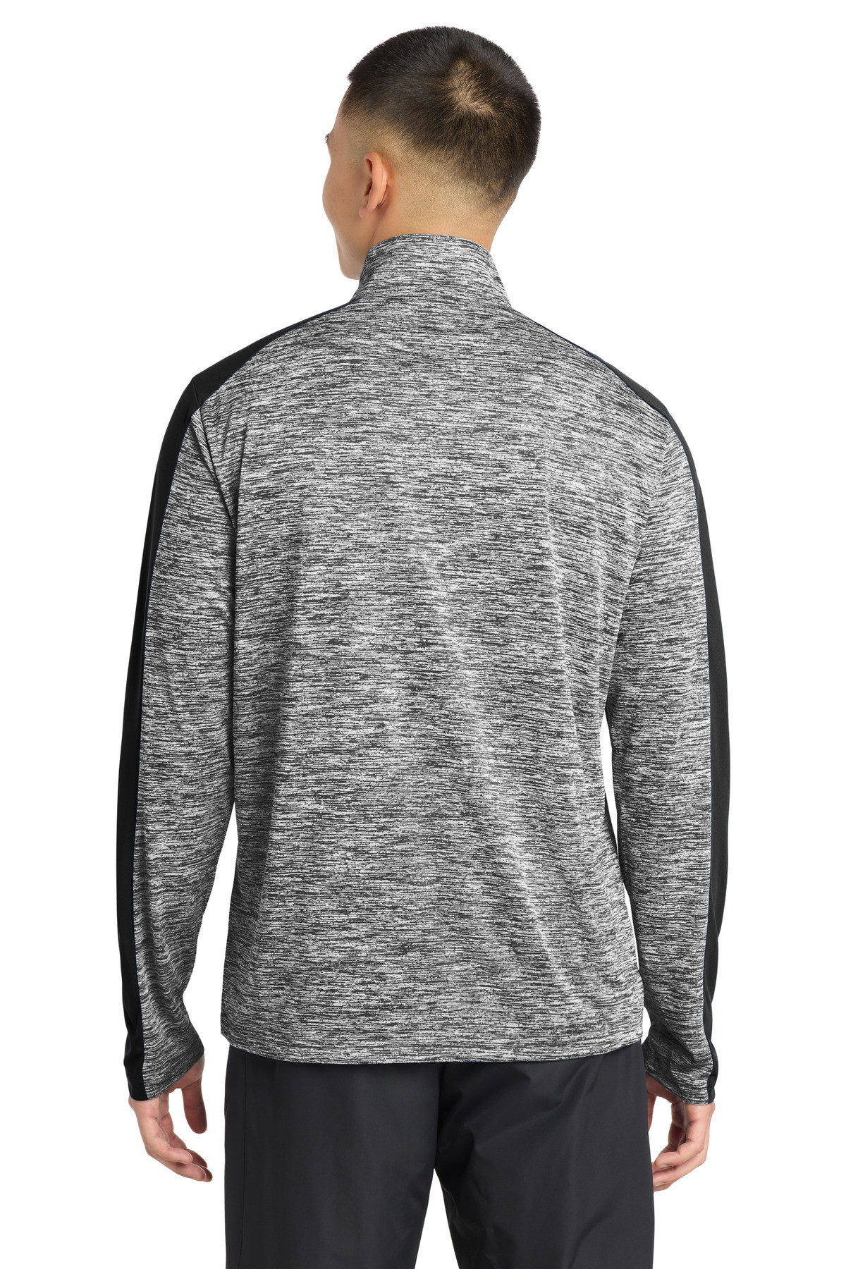 Sport-Tek-®--PosiCharge-®--Electric-Heather-Colorblock-1/4-Zip-Pullover.-ST397-42