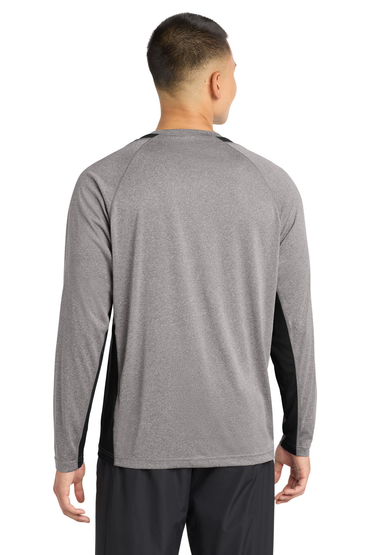 Sport-Tek-®--Long-Sleeve-Heather-Colorblock-Contender-™--Tee.-ST361LS-3