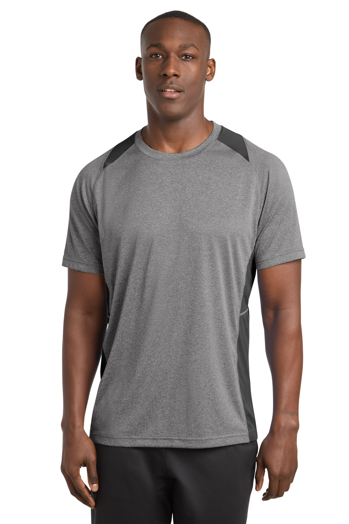 Sport-Tek-®--Heather-Colorblock-Contender-™--Tee.-ST361-38