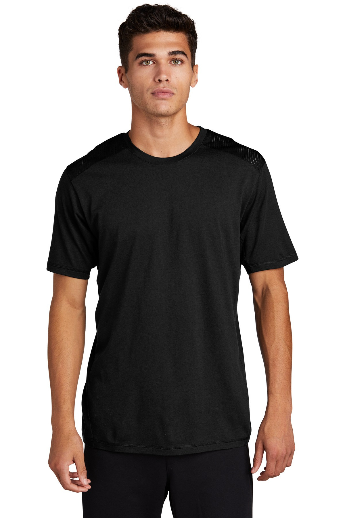 Tek--®--PosiCharge--®--Tri-Blend-Wicking-Draft-Tee.-ST410-1