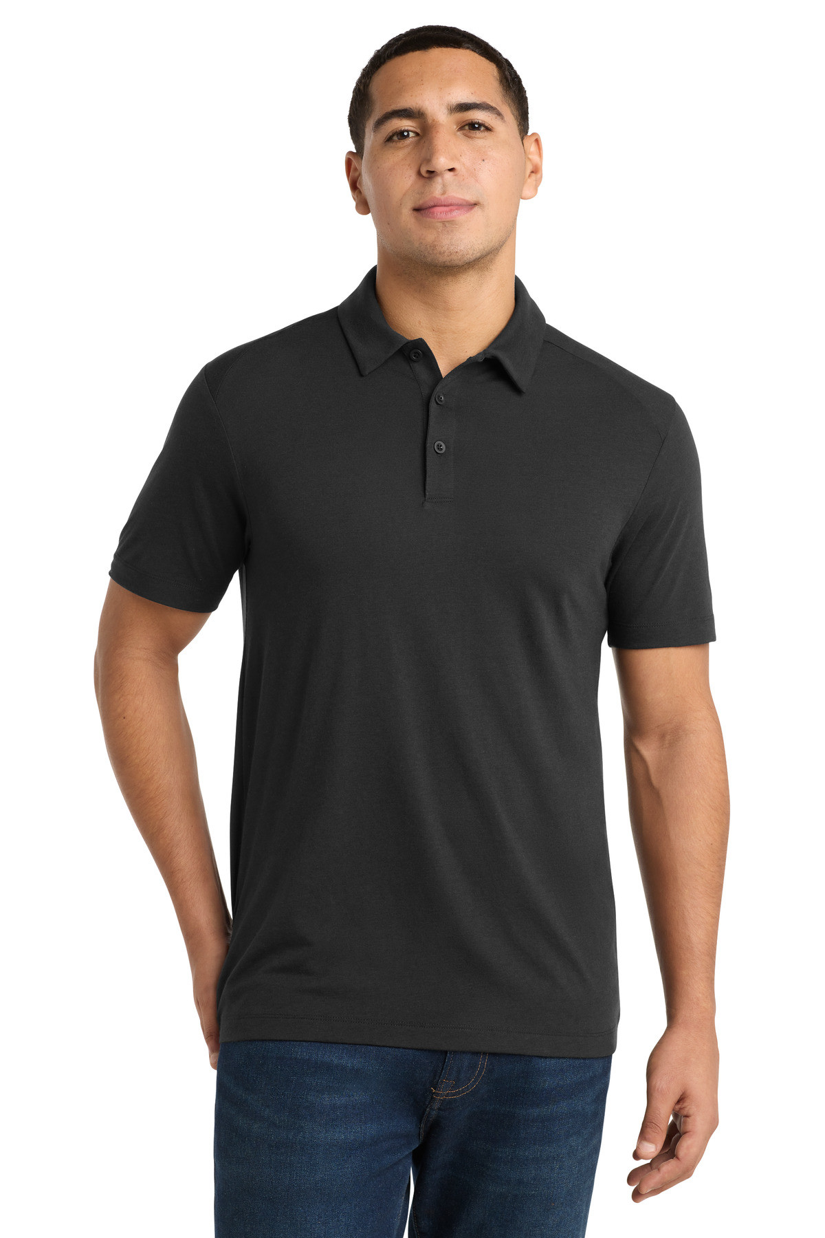 Sport-Tek--®--PosiCharge--®--Tri-Blend-Wicking-Polo.-ST405-4