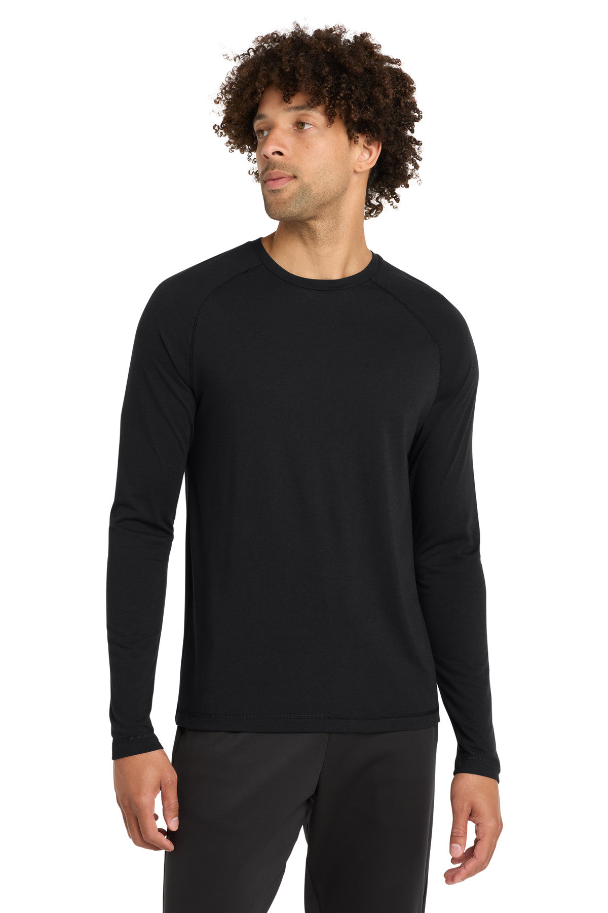 Sport-Tek--®--PosiCharge--®--Long-Sleeve-Tri-Blend-Wicking-Raglan-Tee-ST400LS-3