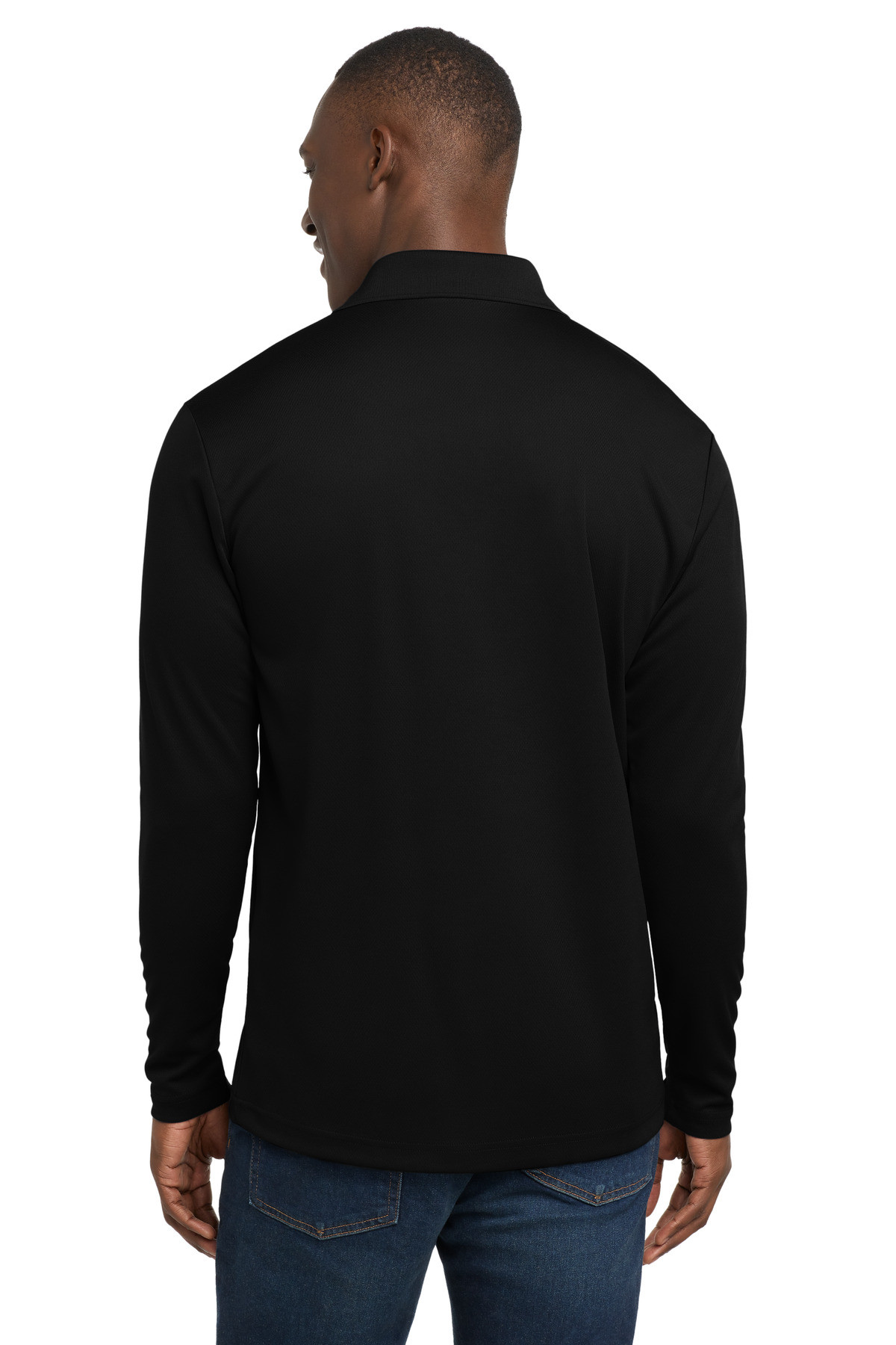 Sport-Tek--®--PosiCharge--®--RacerMesh--®--Long-Sleeve-Polo.-ST640LS-4