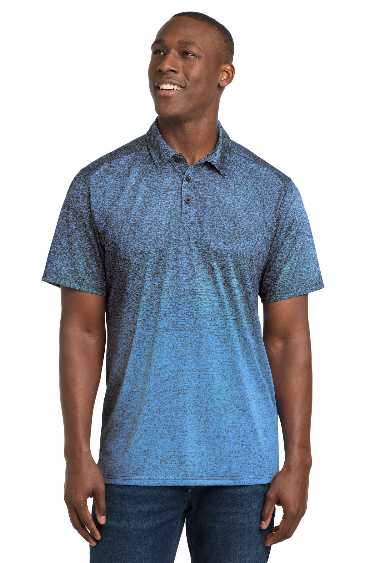 Sport-Tek--®--Ombre-Heather-Polo.-ST671-5