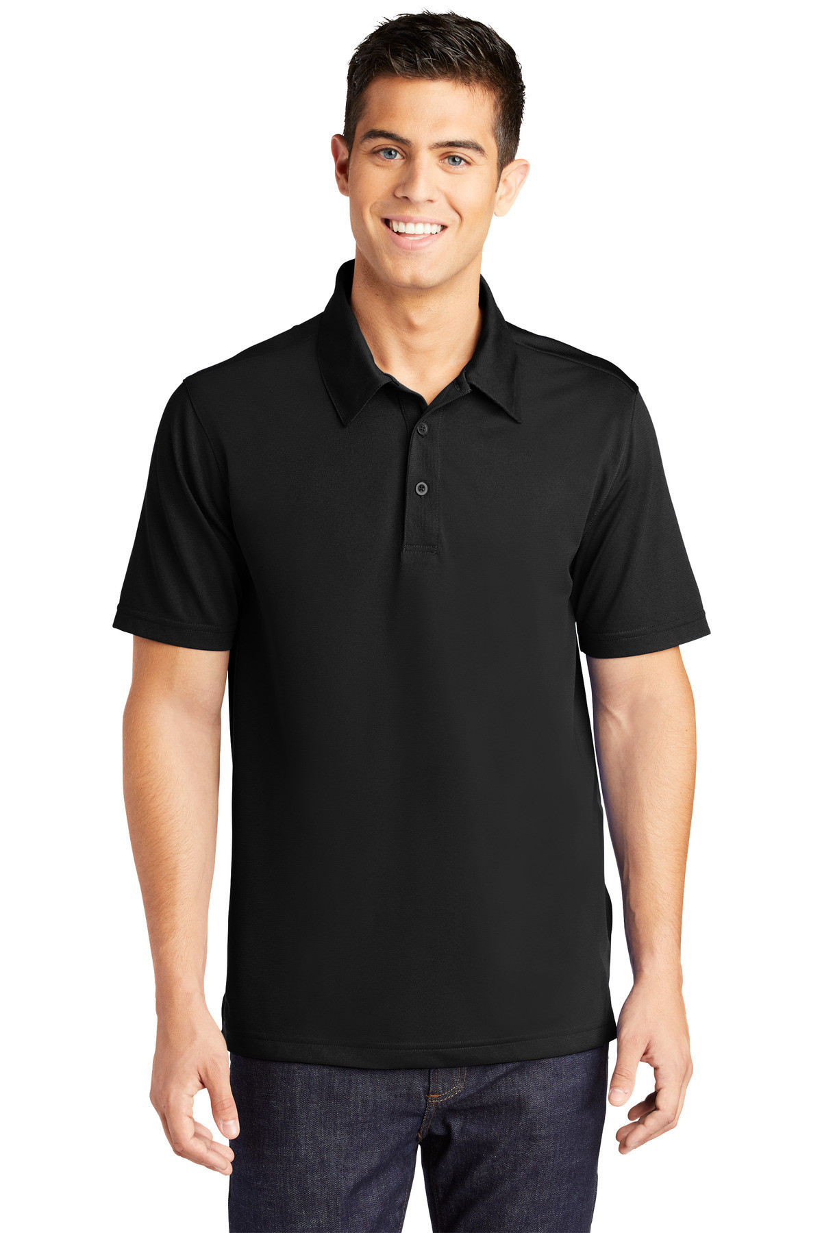 Tek-®--PosiCharge-®--Active-Textured-Polo.-ST690-1