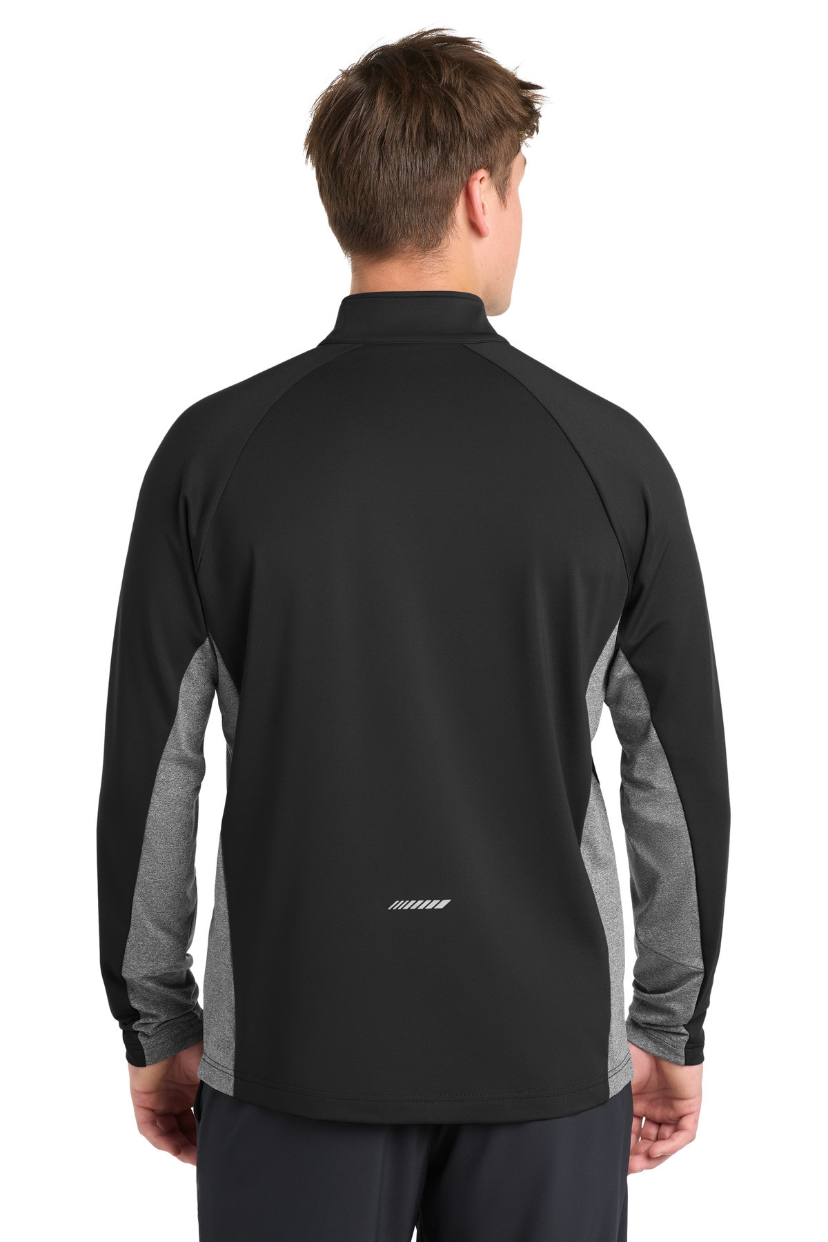 Sport-Tek-®--Sport-Wick-®--Stretch-Contrast-1/4-Zip-Pullover.-ST854-8