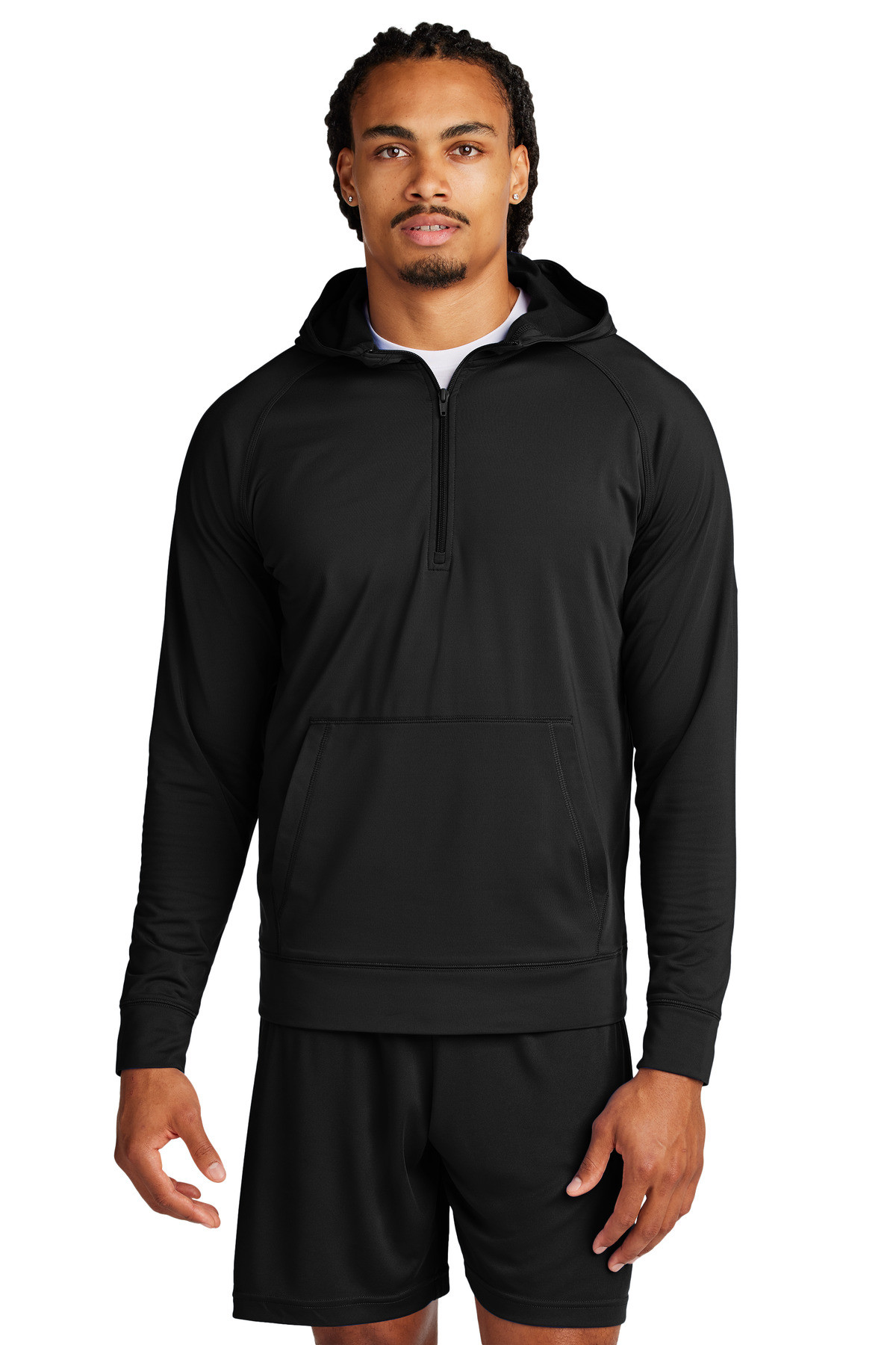 Tek-®--Sport-Wick-®--Stretch-1/2-Zip-Hoodie-ST856-1
