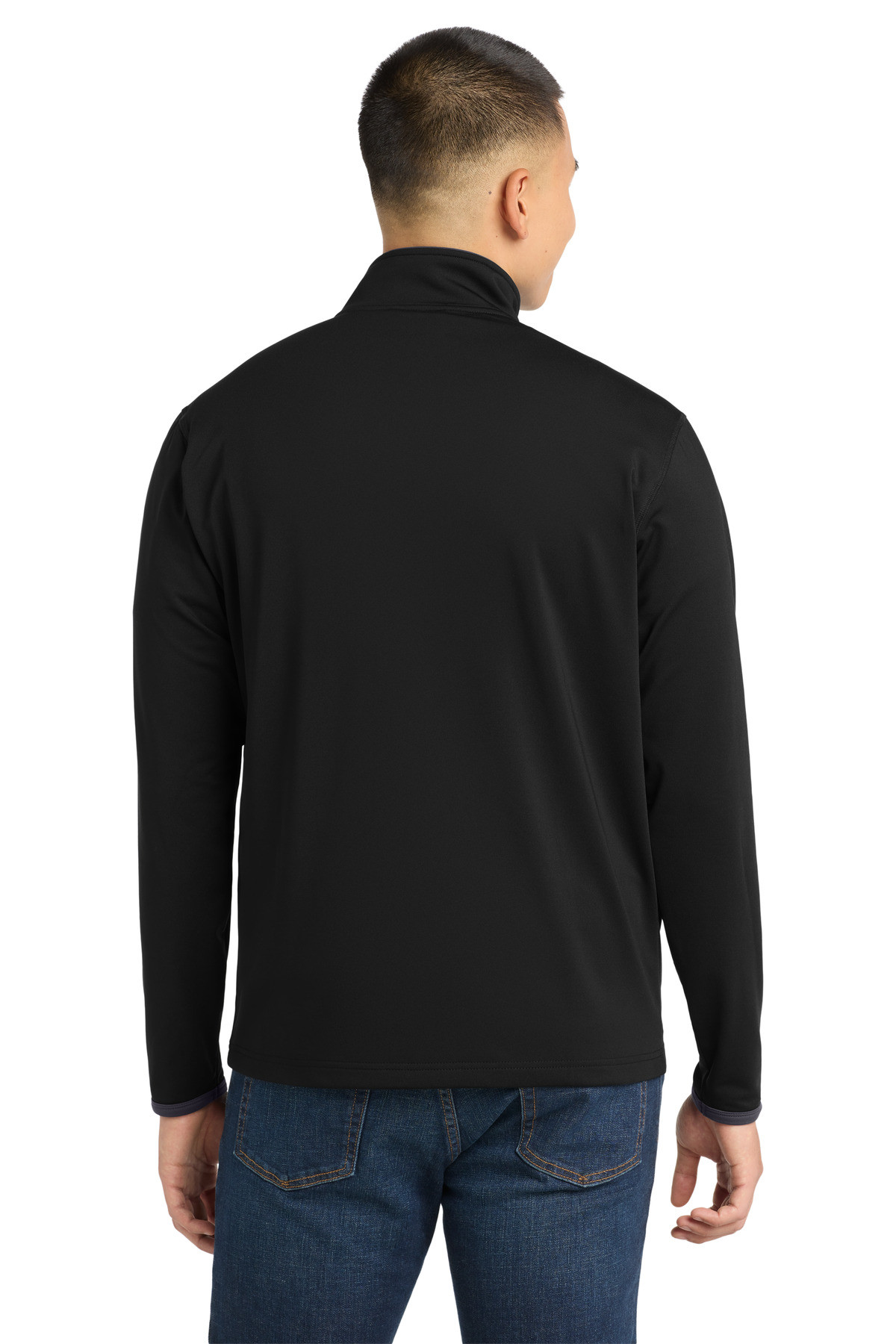 Sport-Tek-®--Sport-Wick-®--Stretch-Contrast-Full-Zip-Jacket.--ST853-10