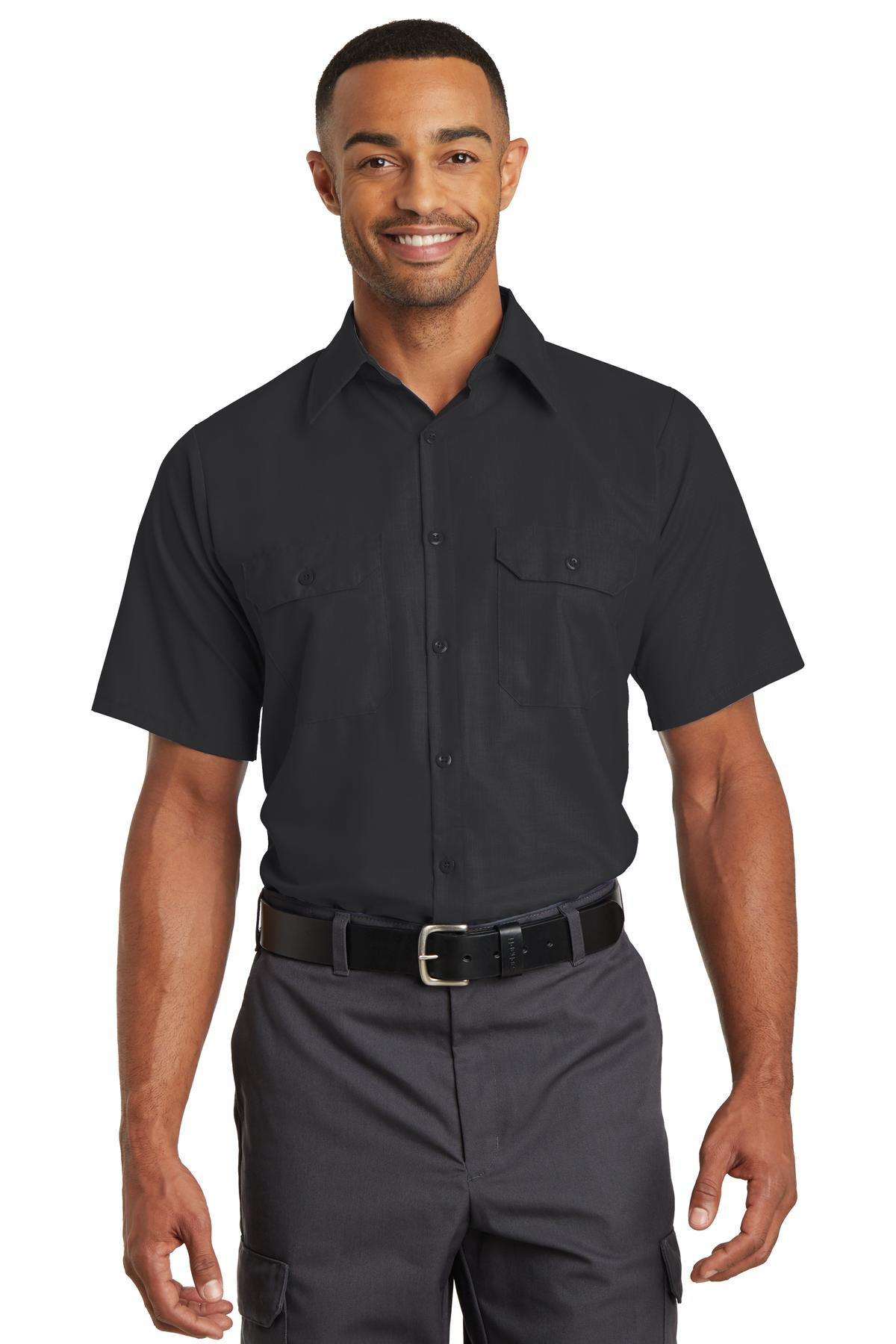 Red-Kap-®--Short-Sleeve-Solid-Ripstop-Shirt.-SY60-28