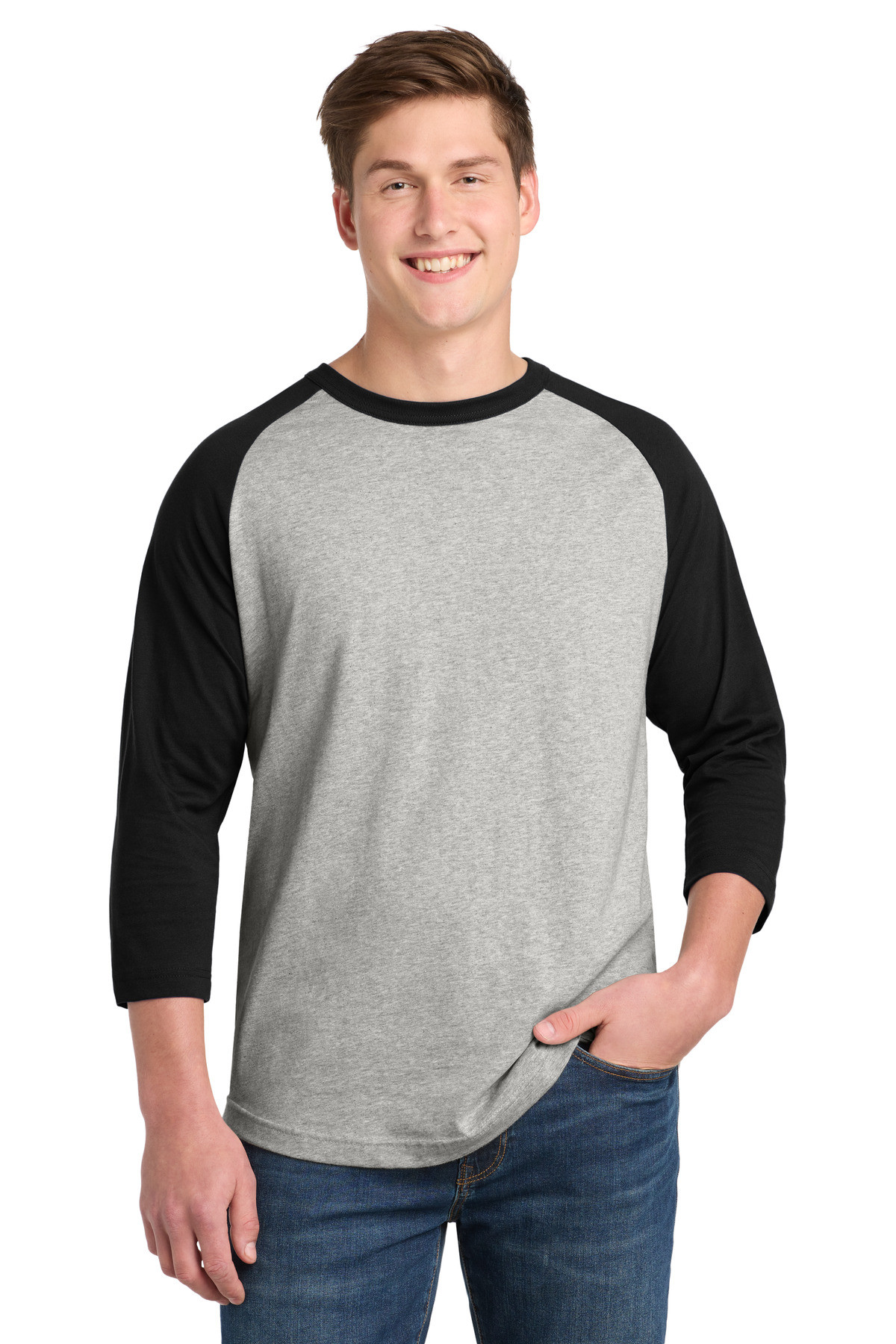 Sport-Tek-®--Colorblock-Raglan-Jersey.--T200-19