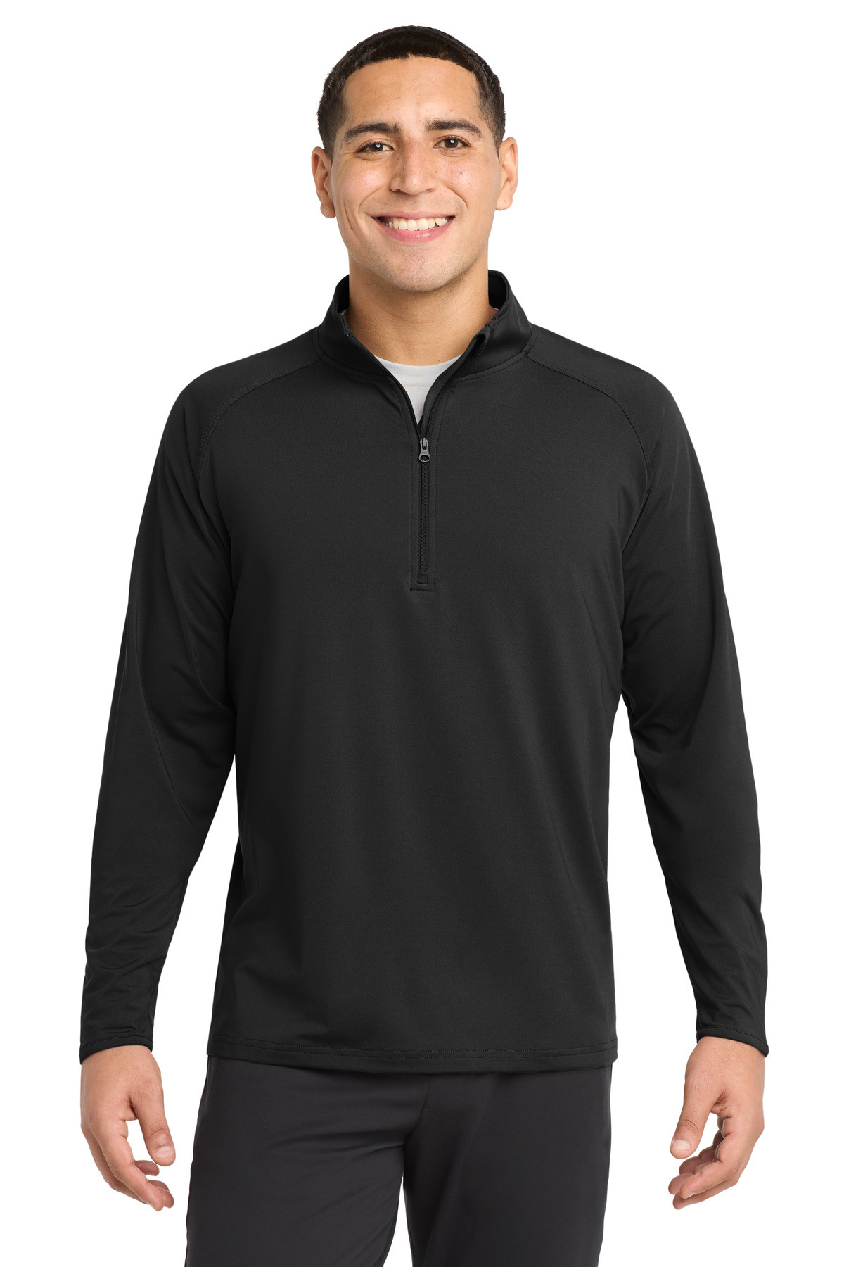 Sport-Tek-®--Tall-Sport-Wick-®--Stretch-1/4-Zip-Pullover.-TST850-37