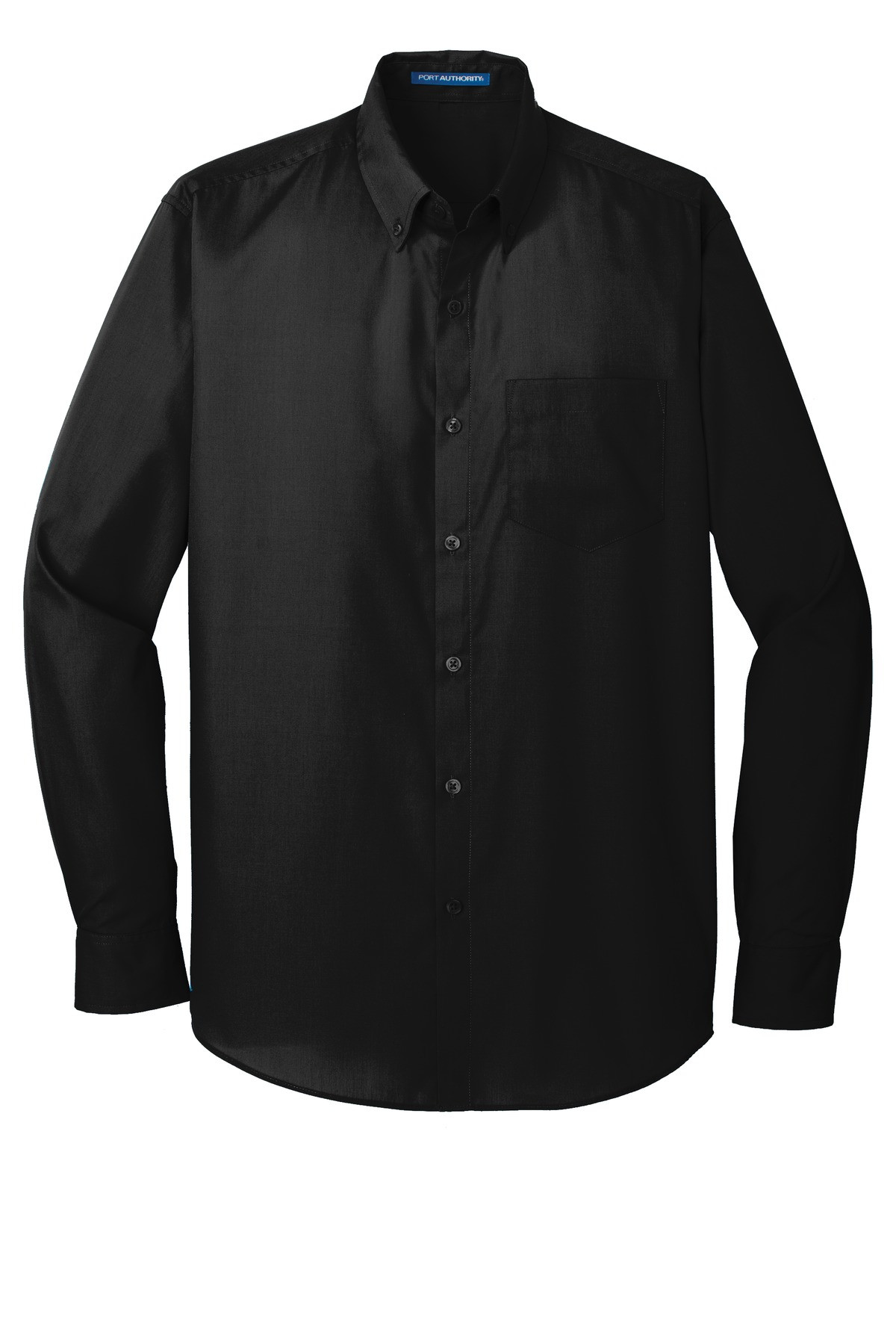 Port-Authority-®--Tall-Long-Sleeve-Carefree-Poplin-Shirt.-TW100-19