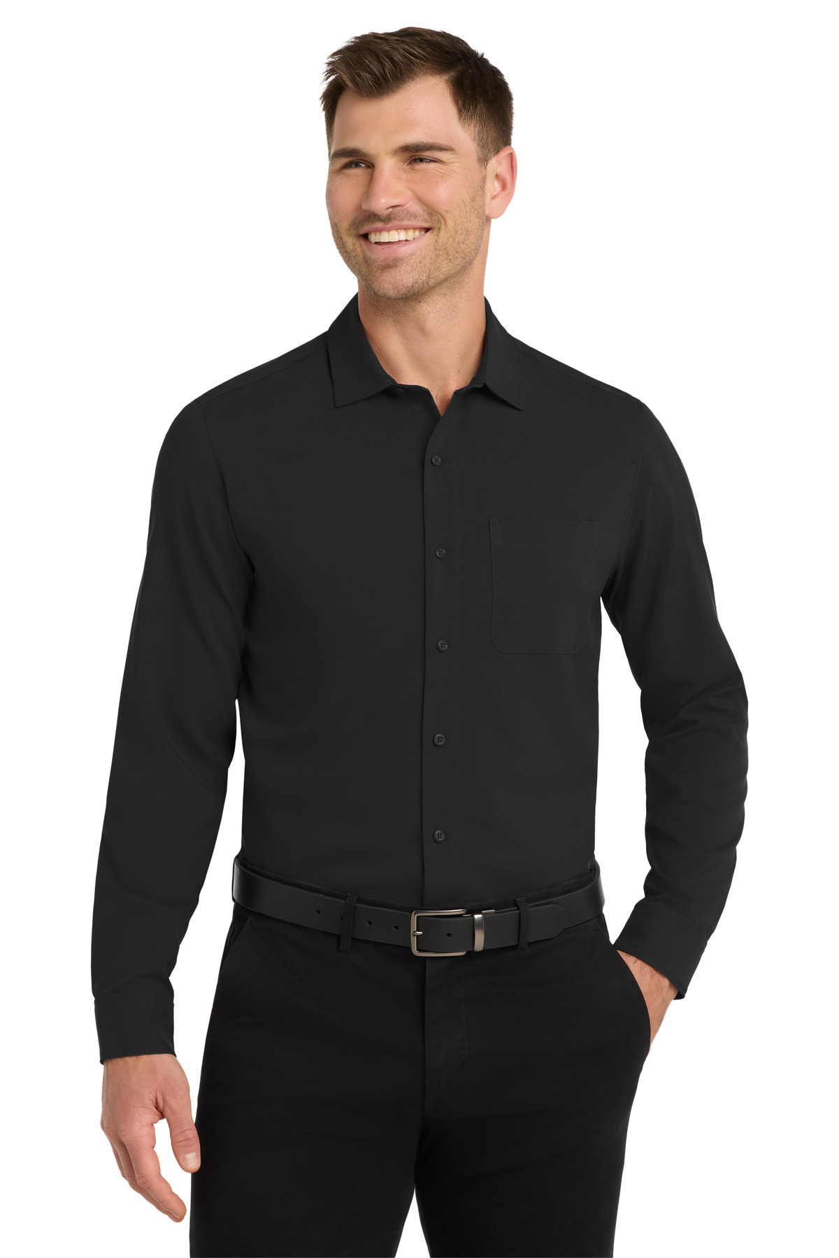 Port-Authority--®--Long-Sleeve-Performance-Staff-Shirt-W401-12