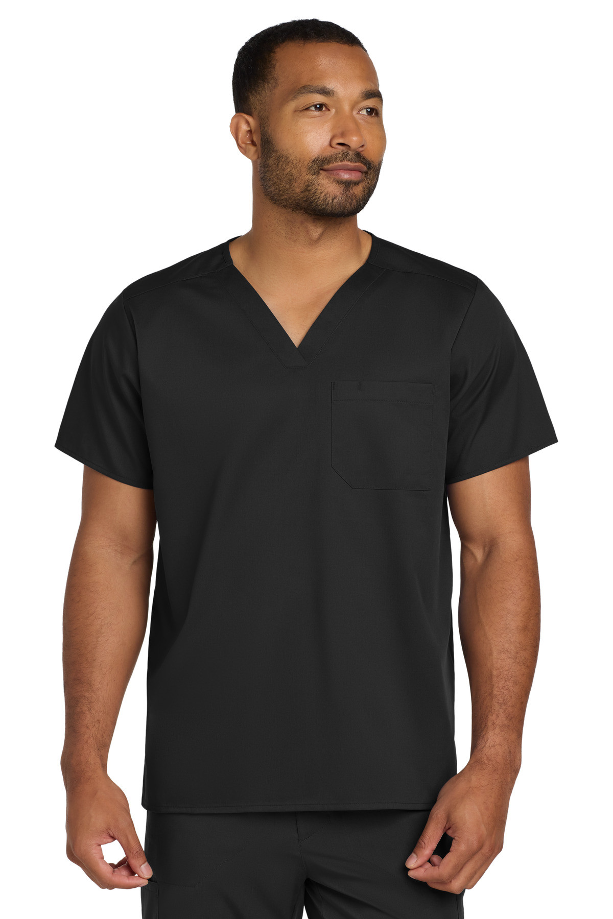 Wink-®--Unisex-WorkFlex-Chest-Pocket-V-Neck-Top-WW3160-1