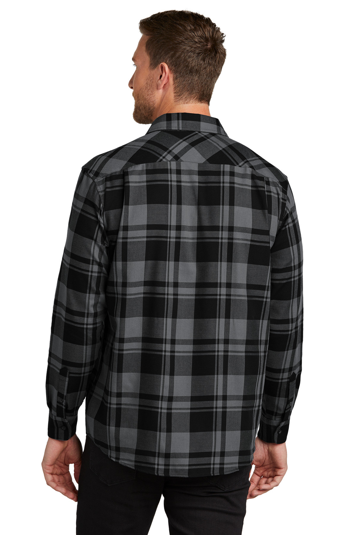 Port-Authority-®--Plaid-Flannel-Shirt.-W668-2