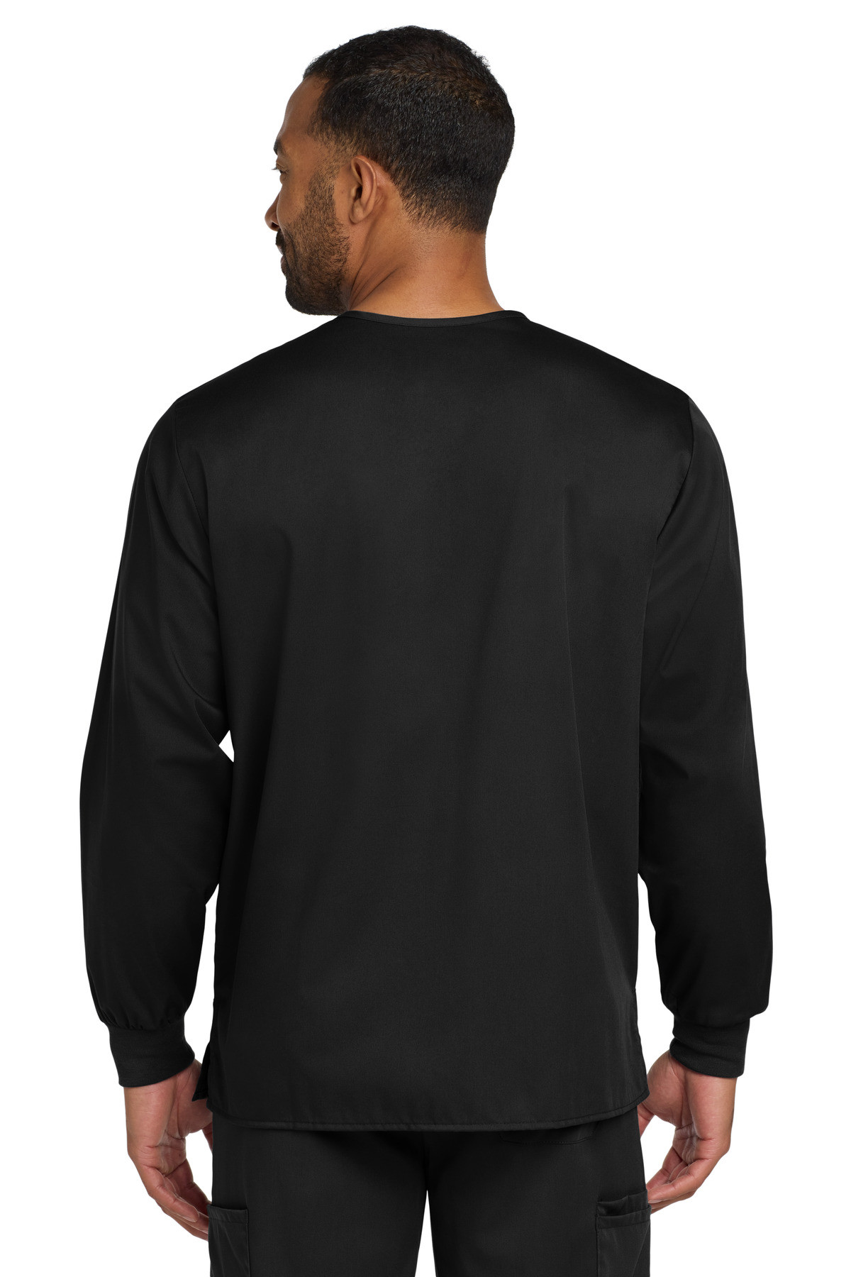 Wink-®--Unisex-WorkFlex-Snap-Front-Scrub-Jacket-WW3080-2