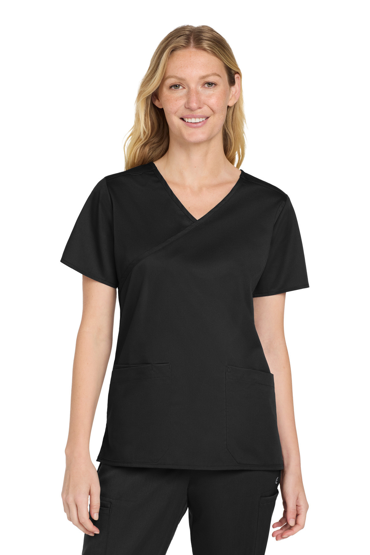 Wink-®--Women's-WorkFlex---Mock-Wrap-Top-WW4760-1
