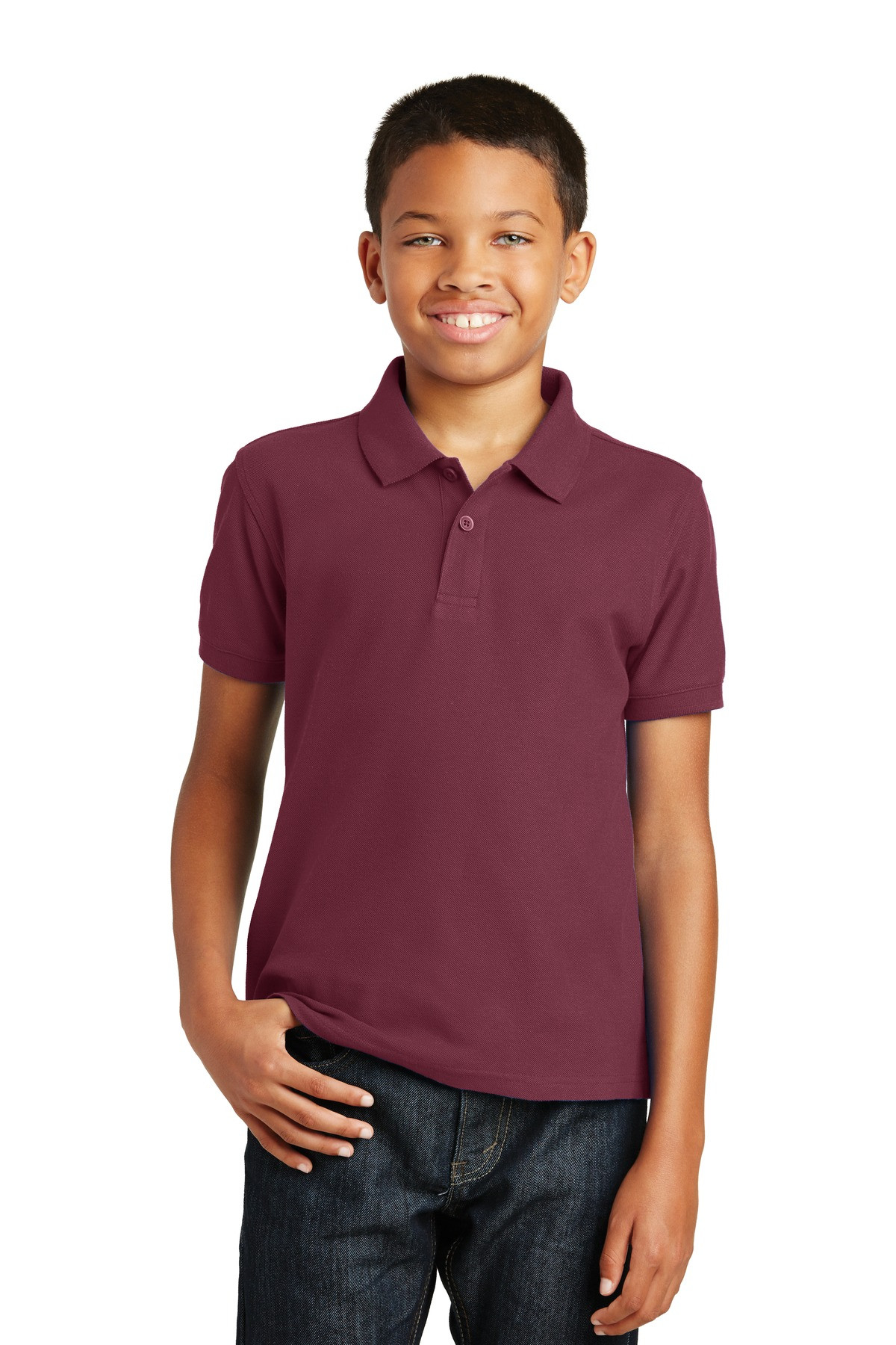 Port-Authority-®--Youth-Core-Classic-Pique-Polo.-Y100-1