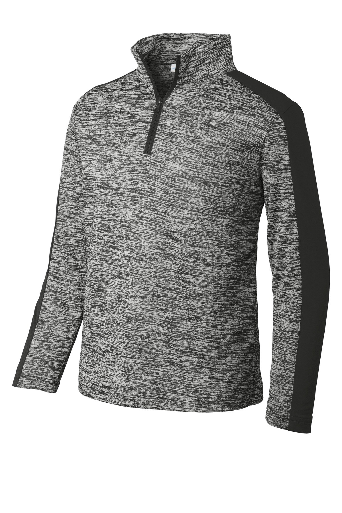 Sport-Tek--®--Youth-PosiCharge--®--Electric-Heather-Colorblock-1/4-Zip-Pullover.-YST397-5