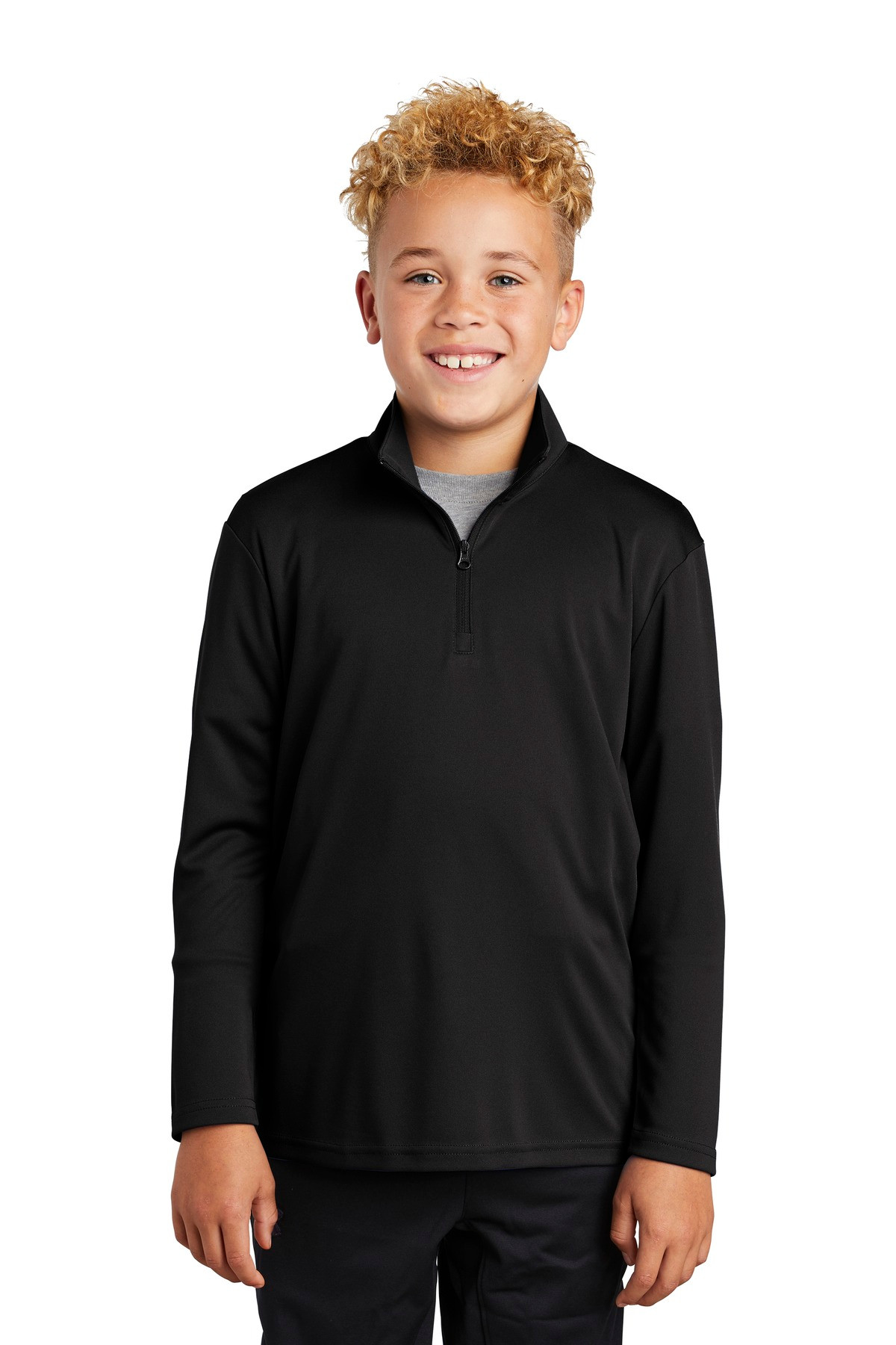 Sport-Tek--®--Youth-PosiCharge--®--Competitor----1/4-Zip-Pullover.-YST357-1