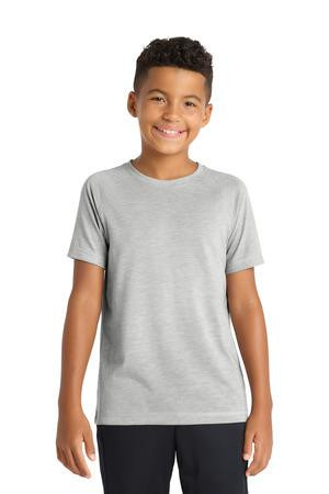Sport-Tek  ®  Youth PosiCharge  ®  Tri-Blend Wicking Raglan Tee. YST400