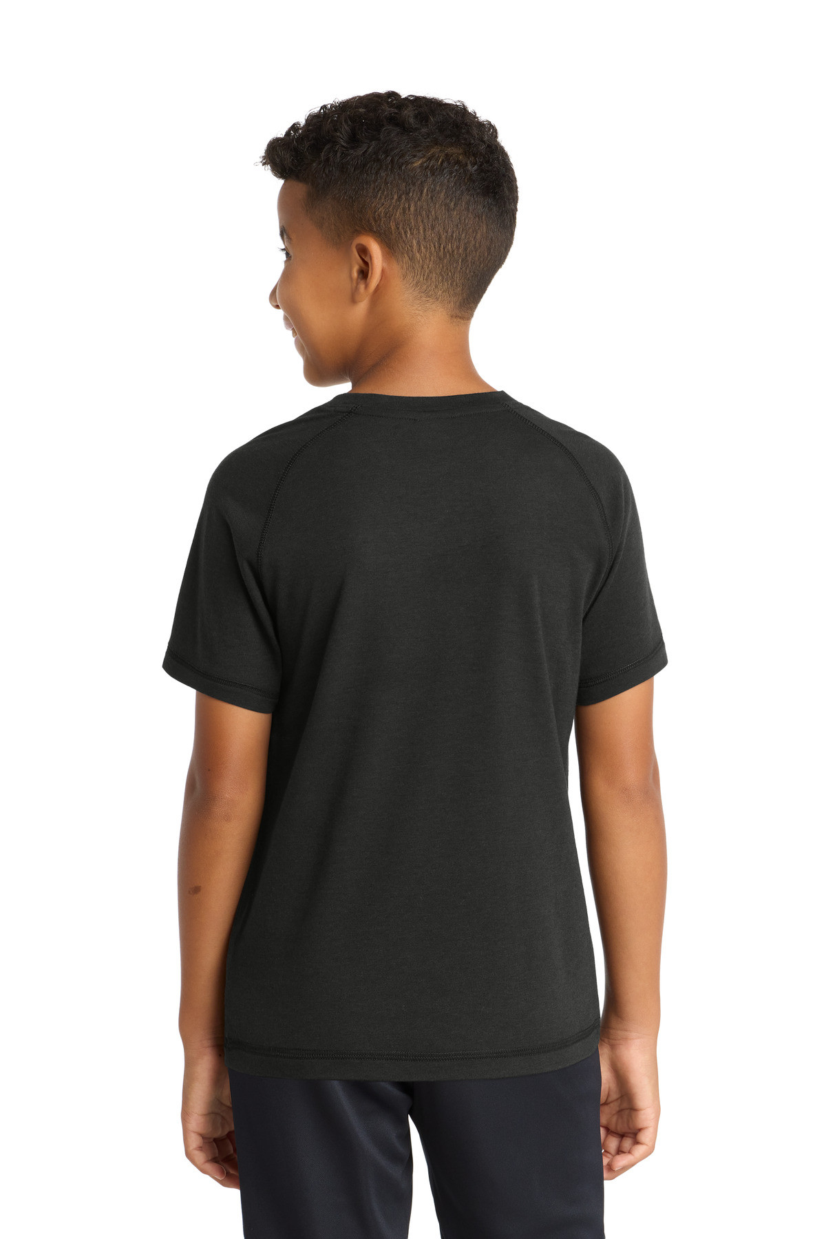Sport-Tek--®--Youth-PosiCharge--®--Tri-Blend-Wicking-Raglan-Tee.-YST400-4