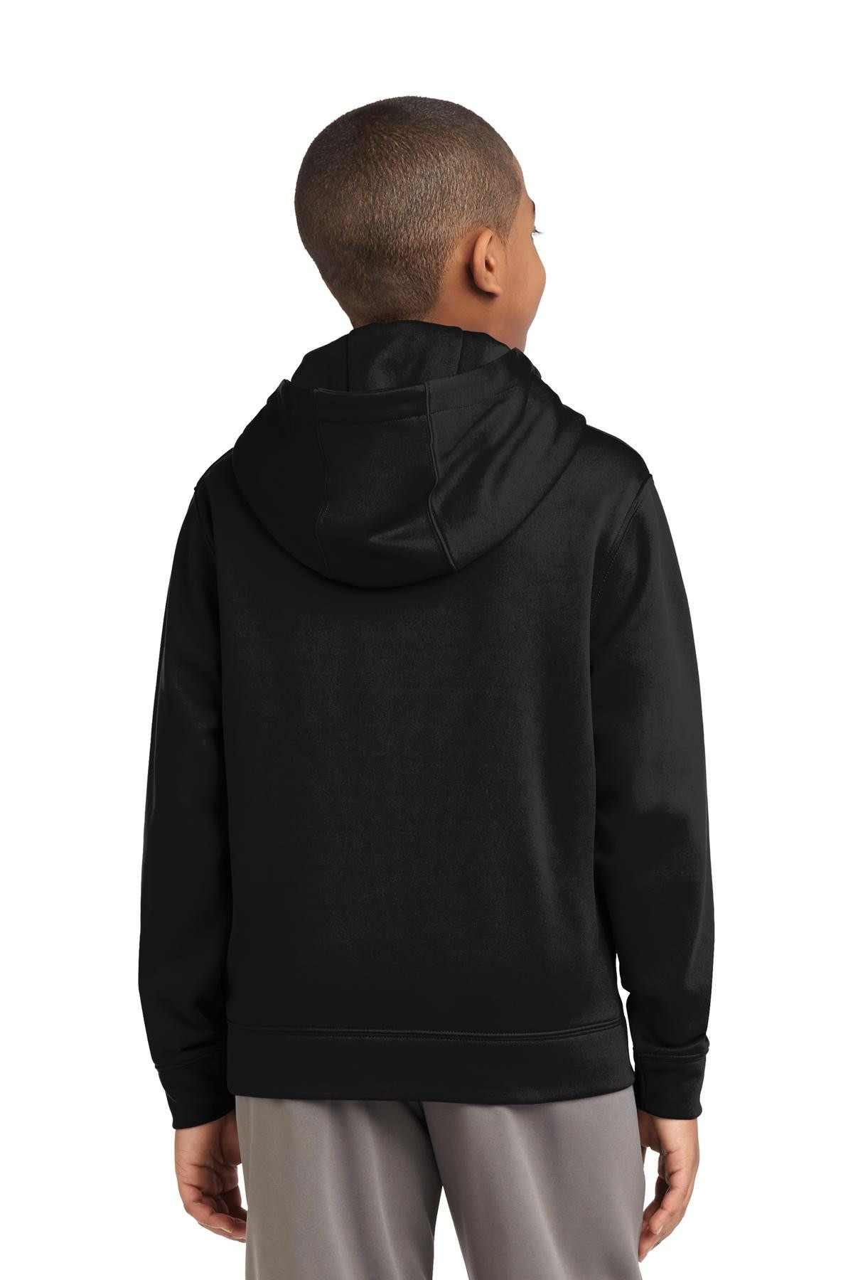 Sport-Tek-®--Youth-Sport-Wick-®--Fleece-Hooded-Pullover.-YST244-2