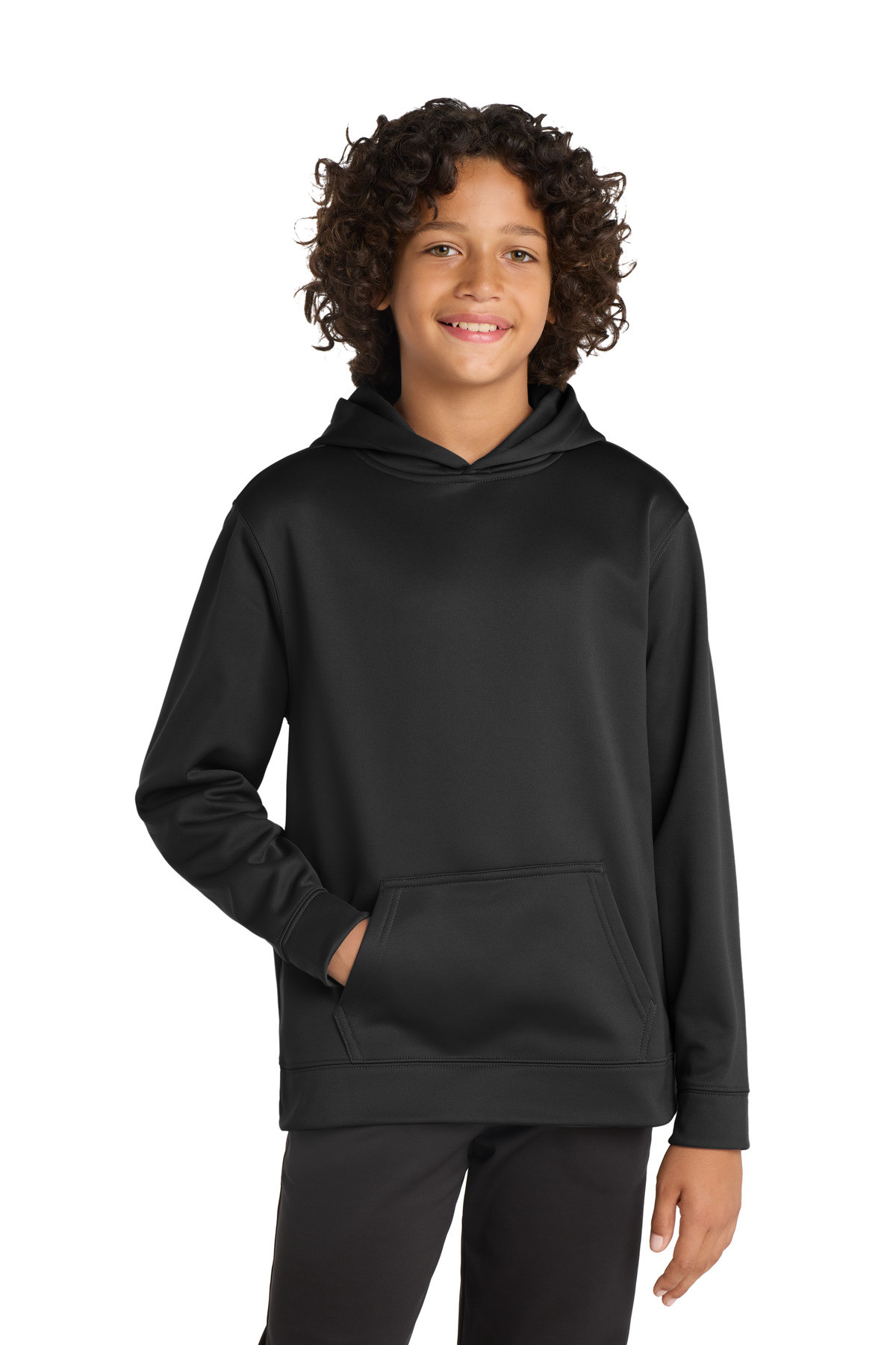 Sport-Tek-®--Youth-Sport-Wick-®--Fleece-Hooded-Pullover.-YST244-36