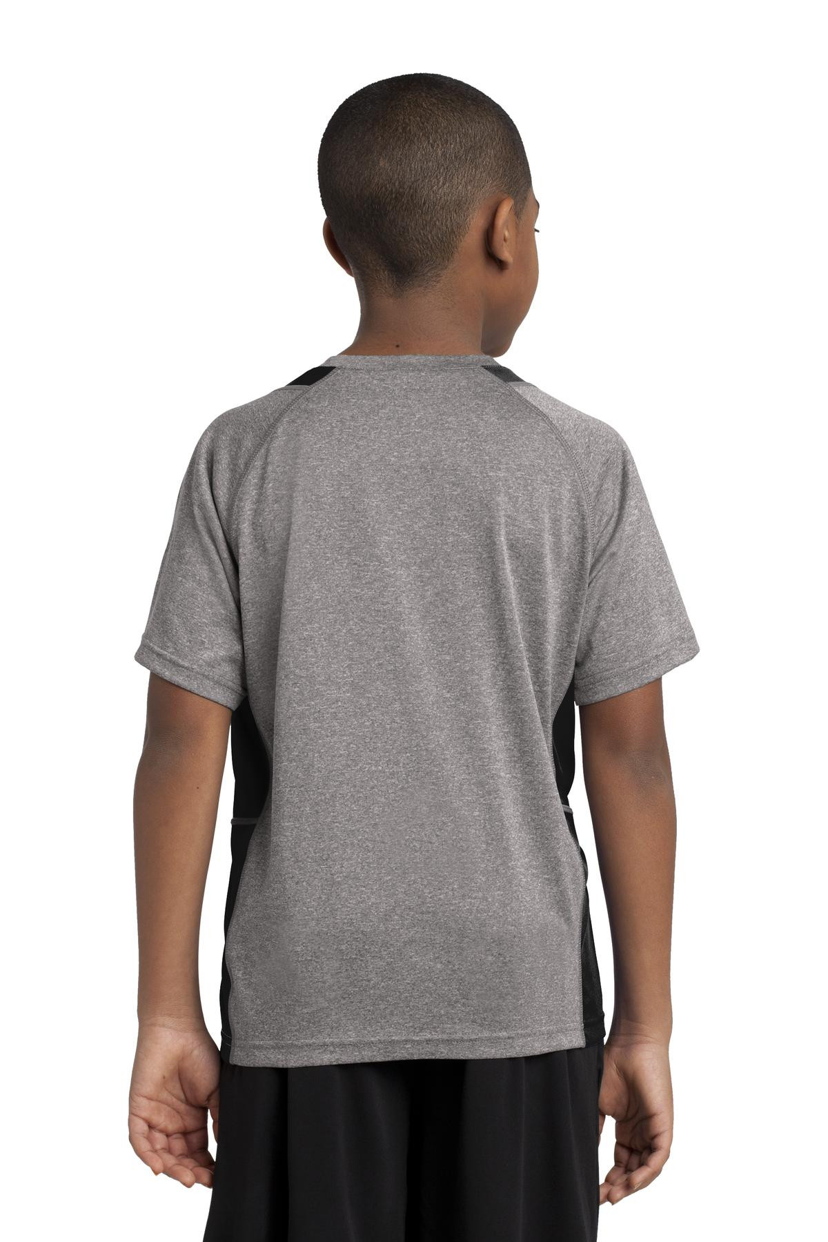 Sport-Tek-®--Youth-Heather-Colorblock-Contender---Tee.-YST361-2