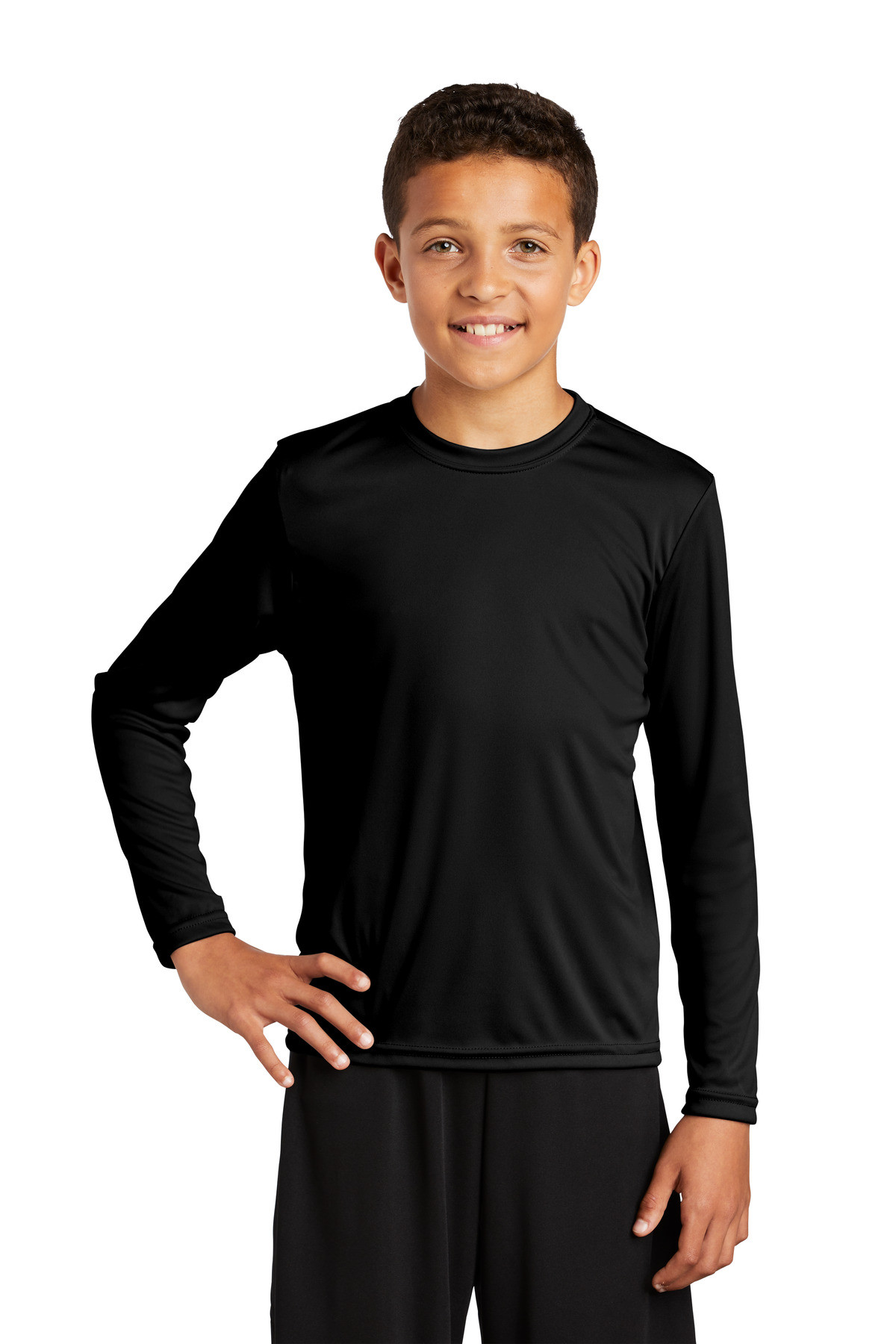 Tek-®--Youth-Long-Sleeve-PosiCharge-®--Competitor-Tee.-YST350LS-1