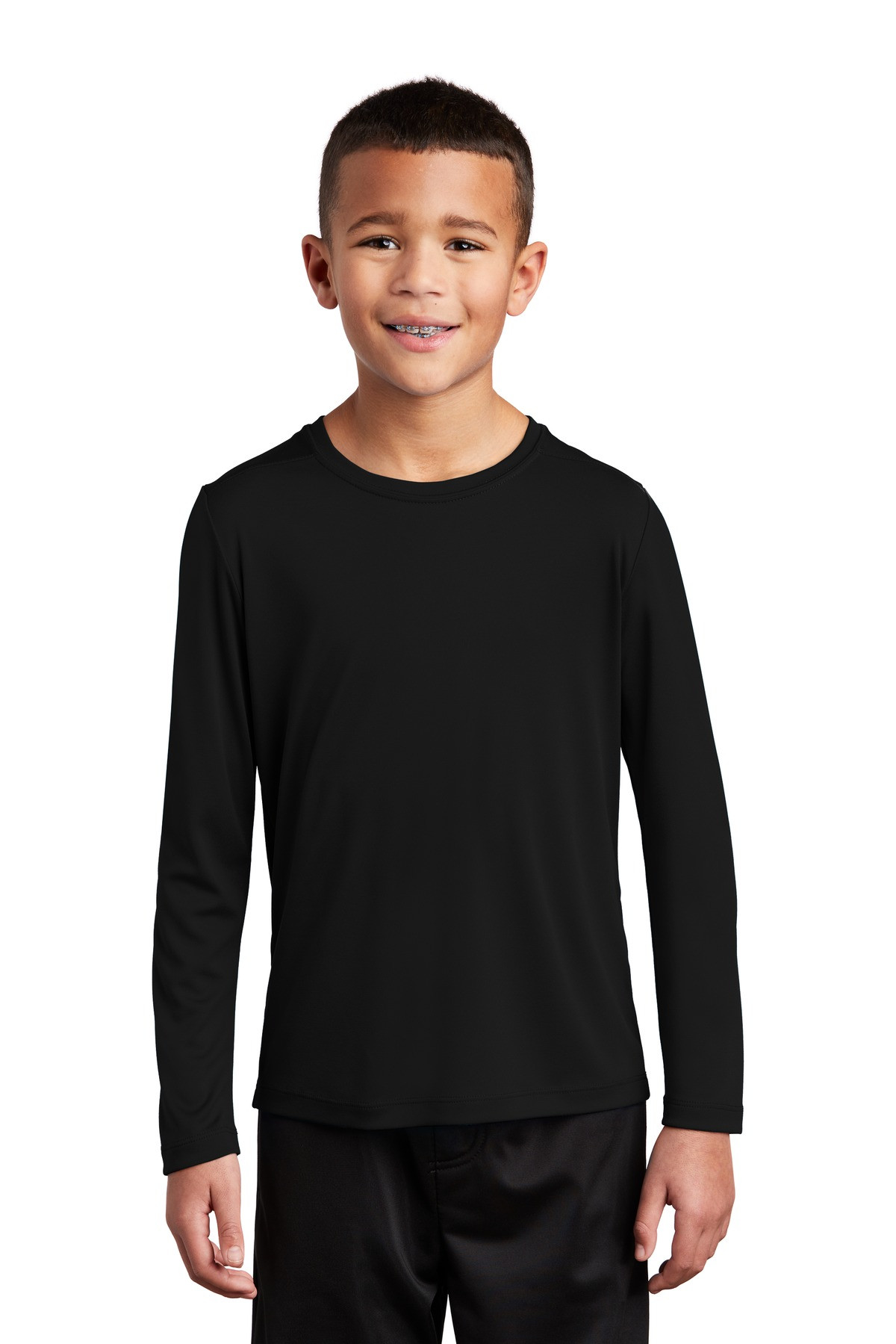 Sport-Tek--®--Youth-Posi-UV-®--Pro-Long-Sleeve-Tee.-YST420LS-1
