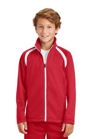 Sport-Tek ®  Youth Tricot Track Jacket. YST90