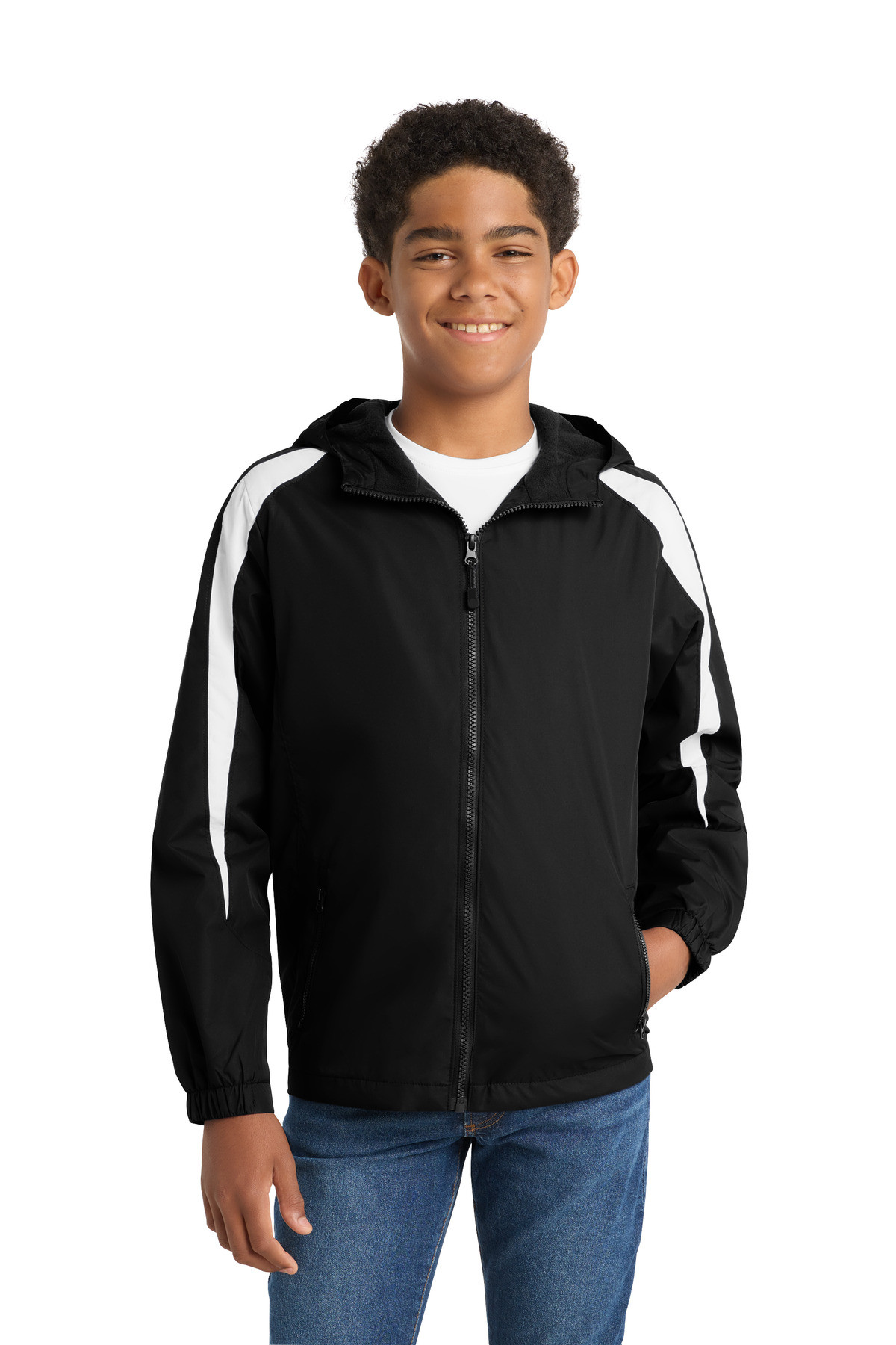 Sport-Tek-®--Youth-Fleece-Lined-Colorblock-Jacket.-YST81-40