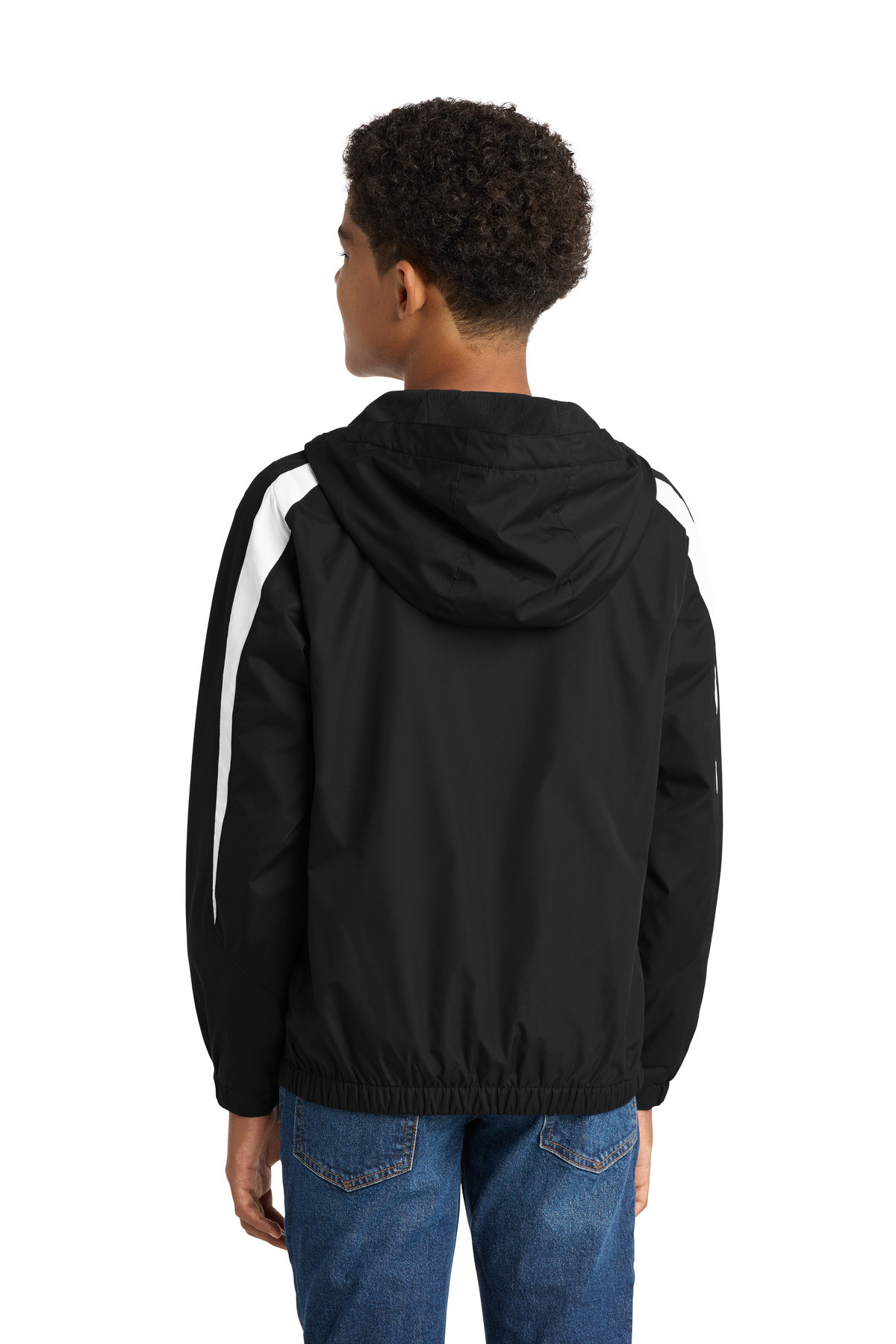 Sport-Tek-®--Youth-Fleece-Lined-Colorblock-Jacket.-YST81-17