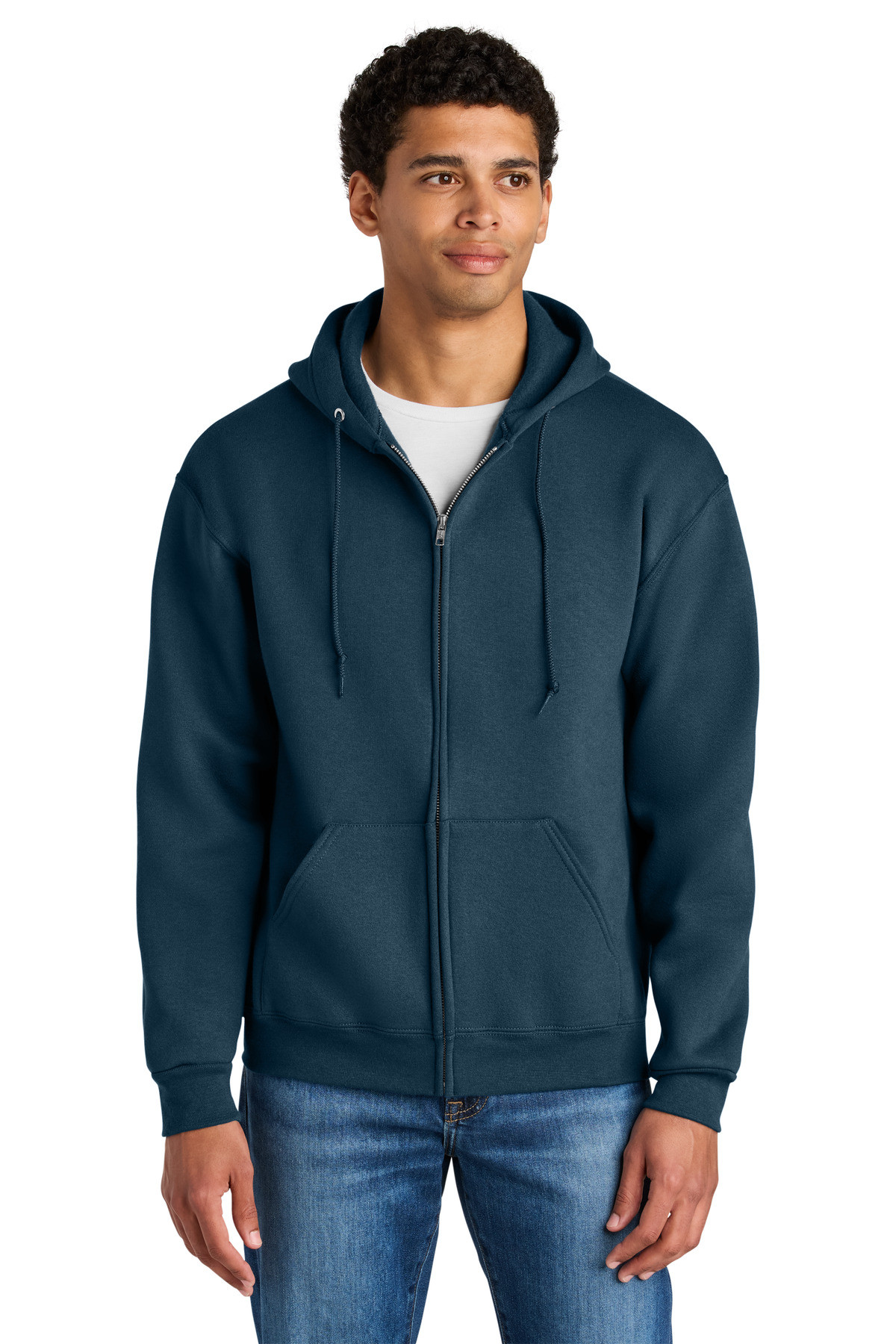 Jerzees-Rugged-™--Unisex-Full-Zip-Hooded-Sweatshirt-Z12M-43