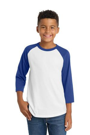Sport-Tek ®  Youth Colorblock Raglan Jersey.  YT200