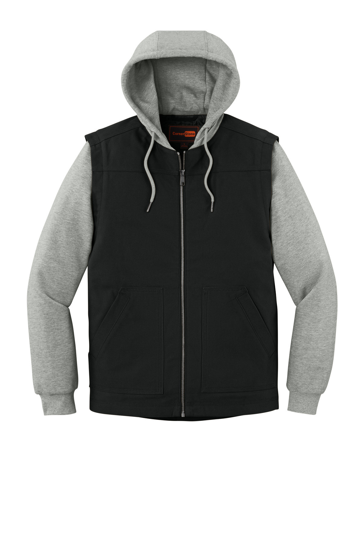 CornerStone-®--Duck-Fleece-Full-Zip-Hooded-Jacket-CSJ42-8
