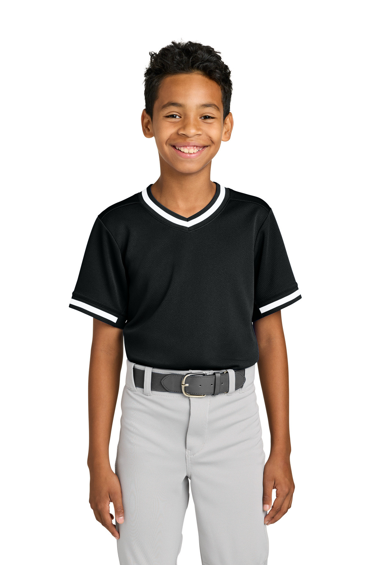 Sport-Tek-®--Youth-Tough-Mesh-V-Neck-Baseball-Jersey-YST221-47