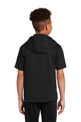 Tek--®--Youth-Sport-Wick--®--Fleece-Short-Sleeve-Hooded-Pullover.-YST251-2