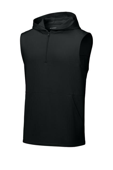 Sport-Tek-®--Sport-Wick-®--Stretch-Sleeveless-Hooded-1/4-Zip-ST858-3