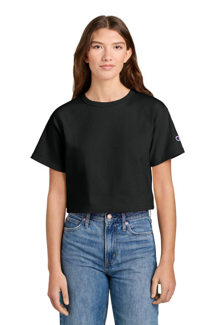 Champion-®--Women's-Cropped-Heritage-Tee-T453W-22