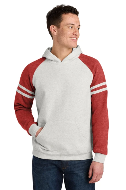 Oatmeal Heather/ Fiery Red Heather