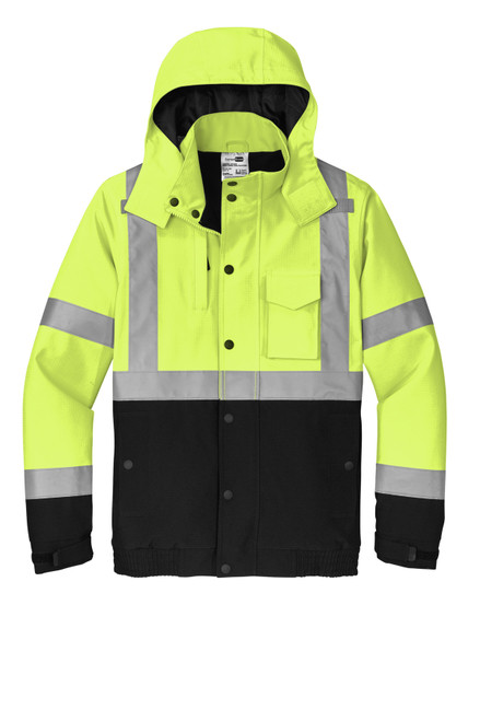 CornerStone-®--ANSI-107-Class-3-Waterproof-Insulated-Ripstop-Bomber-Jacket-CSJ501-3