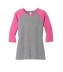 District-®--Women's-Perfect-Tri-®--3/4-Sleeve-Raglan.-DM136L-3