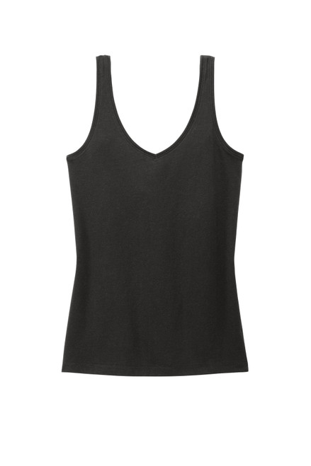 District-®--Women's-Perfect-Blend-®--CVC-V-Neck-Tank-DT154-50