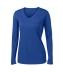 Sport-Tek-®--Women's-Long-Sleeve-PosiCharge-®--Competitor™-V-Neck-Tee.-LST353LS-1