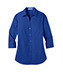 Port-Authority-®--Women's-3/4-Sleeve-Carefree-Poplin-Shirt.-LW102-18