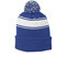 Sport-Tek-®--Stripe-Pom-Pom-Beanie.--STC28-20