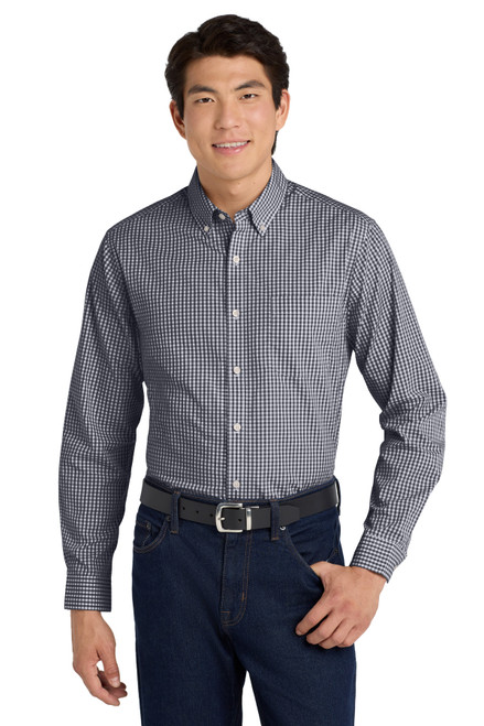 Port-Authority--®--Broadcloth-Gingham-Easy-Care-Shirt-W644-47
